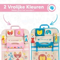 Merkloos Bablue Autostoel Organizer Voor Kinderen - Roze - Veel Verschillende Vakjes - Leuke Vormgeving - Autostoel Beschermer Voor Kinderen - Auto Organizer Kind - Reistafel Voor Kinderen - Auto Organizer Kinderen - Autostoel Tafeltje Kind -Babyproducten 1200x1200 683