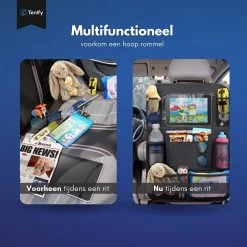 Tenify Premium Luxe & Stevige Auto Organizer Met Tablet Houder - Set Van 2 - Extra Opbergruimte - Beschermer - Autostoel - Accessories -Babyproducten 1200x1200 719