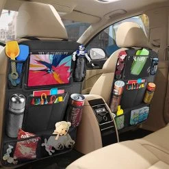 Flokoo Autostoel Organizer Voor Kinderen - Opbergsysteem Auto - Zwart -Babyproducten 1200x1200 725