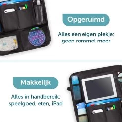 ForDig Universele Auto Organizer Met Tablet Houder - Zwart - 2 Stuks -Babyproducten 1200x1200 730