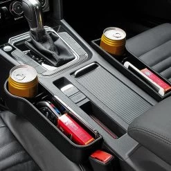 Auto Organizer Bestuurder En Bijrijder - Autostoel Opbergdoos Met Bekerhouder - Opbergen Auto Accessoires - Auto Accessories - Smartphone Telefoon Houder Geschikt Voor Tablet IPad Samsung Tab En Nintendo Switch -Babyproducten 1200x1200 747