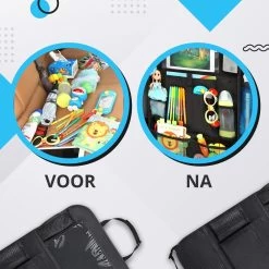 Merkloos Luxe En Stevige Autostoel Organizer Met Tablethouder – Auto Organizer – Auto/Accessoires/Bescherming – 45*65cm – Zwart - 1 Stuk -Babyproducten 1200x1200 786