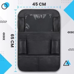 Merkloos Luxe En Stevige Autostoel Organizer Met Tablethouder – Auto Organizer – Auto/Accessoires/Bescherming – 45*65cm – Zwart - 1 Stuk -Babyproducten 1200x1200 787