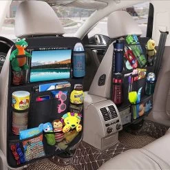 Merkloos Autostoel Organizer Met Tablet Houder - Set Van 2 - Beschermer Achterkant - Universeel -Babyproducten 1200x1200 790