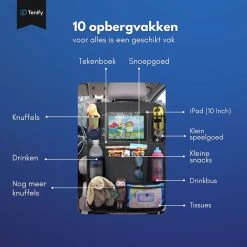Tenify Premium Luxe & Stevige Auto Organizer Met Tablet Houder - 1 Stuk - Extra Opbergruimte - Beschermer - Autostoel – Accessories -Babyproducten 1200x1200 817