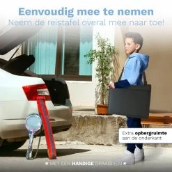 Blyzi - Reistafel Auto Met Tablethouder – Opvouwbaar – Speeltafel Voor Onderweg – Auto Organizer – Tekentafel - Zwart -Babyproducten 1200x1200 831