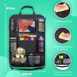 Essential Goods Autostoel Organizer - Incl. IPadhouder - Opbergtas Auto - Car Organizer - 1 Stuk -Babyproducten 1200x1200 852