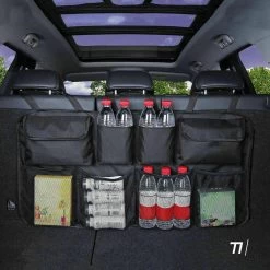 TIKKENS® Auto Organizer Kofferbak - Autostoel Organizer - Koffer Organizer - Zwart - Universeel -Babyproducten 1200x1200 858
