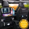 Merkloos PREMIUM Autostoel Organizer - Carseat Organiser - Auto Stoel Organizer - Tablet Houder - Auto Tafeltje - Auto Organizer - Beker Houder - Paraplu Houder - Tissue Doos Houder