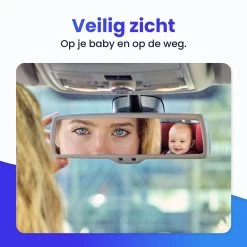 Autospiegel Baby - Achteruitkijkspiegel - Eenvoudig Monteren - Hoofdsteun Achterbank - EJC Products -Babyproducten 1200x1200 878