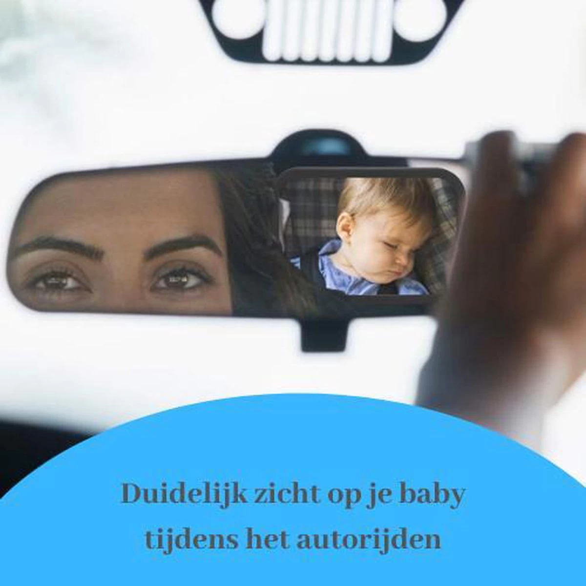 Baby Autospiegel - Maxi Cosi Spiegel - Baby Spiegel Auto - Achterbank Spiegel - Veiligheidsspiegel 10 Baby Autospiegel - Maxi Cosi Spiegel - Baby Spiegel Auto - Achterbank Spiegel - Veiligheidsspiegel - Afbeelding 8