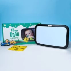 Autospiegel Baby Met Autosticker - Baby Spiegel Auto - Achteruitkijkspiegel - Baby Autospiegel - Verstelbaar -Babyproducten 1200x1200 924