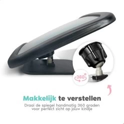 Autospiegel Baby - Verstelbare Achteruitkijkspiegel - Babyspiegel Voor Achterbank - Baby On Board Met Zuignap -Babyproducten 1200x1200 939