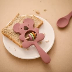 Merkloos Bijtring - Rammelaar - Babys - Speelgoed - Babyspeelgoed - Kraamcadeau - Siliconen - BPA Vrij - Roze -Babyproducten 1200x1200 94