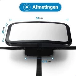 Verstelbare Baby Achteruitkijk Autospiegel - Auto Veiligheidsspiegel Baby - Achterbank Spiegel Baby - AutoSpiegel Baby - Babyspiegel Auto - Kinder Autospiegel - Zwart -Babyproducten 1200x1200 944