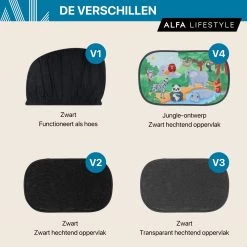 ALFA LIFESTYLE® Luxe Zonneschermen Auto - SHADE PRO V1 - UV Protectie Bescherming - 2 Stuks -Babyproducten 1200x1200 994