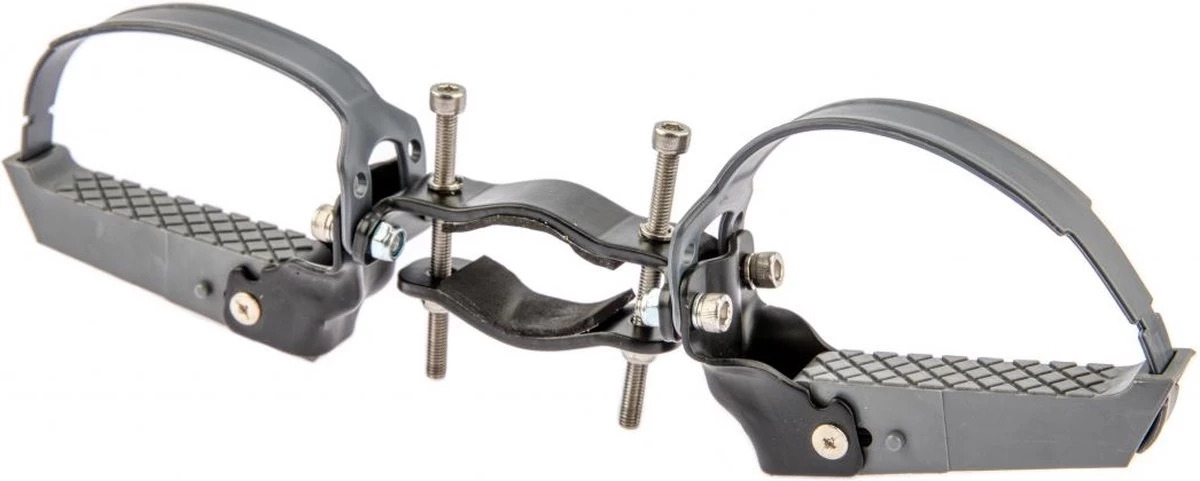 Zadel Op Buis Mirage Jantje Inclusief Voetsteunen Universeel - Zwart 6 Zadel Op Buis Mirage Jantje Inclusief Voetsteunen Universeel - Zwart - Afbeelding 4