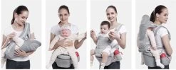 Ergonomische Draagzak Baby 15 In 1 - Draagdoek Tot 25 Kg - Baby Drager - Baby Carrier - Multifunctioneel - Grijs -Babyproducten 1200x483 2