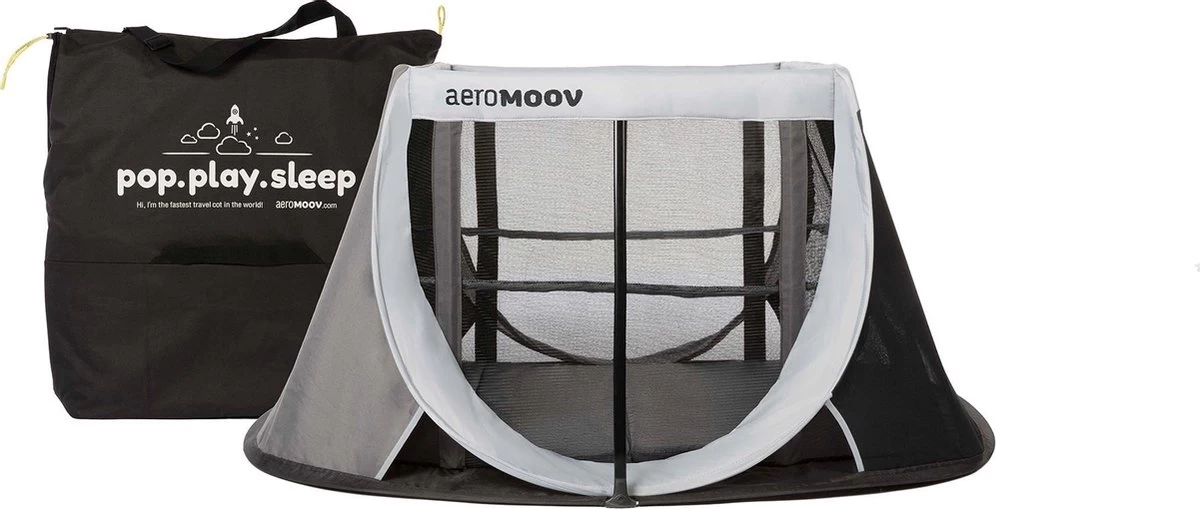 AeroMoov Instant Travel Cot Reisbed - Grey Rock 7 AeroMoov Instant Travel Cot Reisbed - Grey Rock - Afbeelding 5