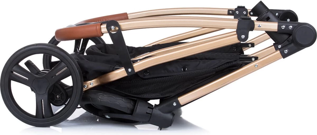 Duo Kinderwagen Chipolino Duo Smart Zwart, Incl. Luiertas 11 Duo Kinderwagen Chipolino Duo Smart Zwart, Incl. Luiertas - Afbeelding 9