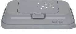 Funkybox - Billendoekjes Doosje - To Go - Grey - Little Stars