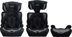 Cabino Autostoel Groep 1/2/3 (9-36kg) - Zwart-Grijs