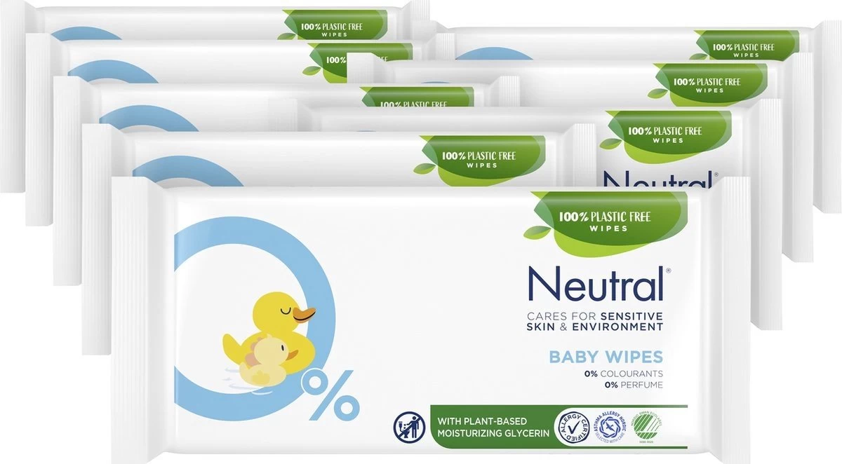 Neutral - Baby Billendoekjes - 48 X 52 = 2496 Stuks - 0% Parfum 8 Neutral - Baby Billendoekjes - 48 X 52 = 2496 Stuks - 0% Parfum - Afbeelding 6
