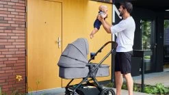 Kinderkraft B-Tour Ash Grey 3-in-1 Combi Kinderwagen Incl. Autostoel KSBTOU00DGR3000 -Babyproducten 1200x675 18