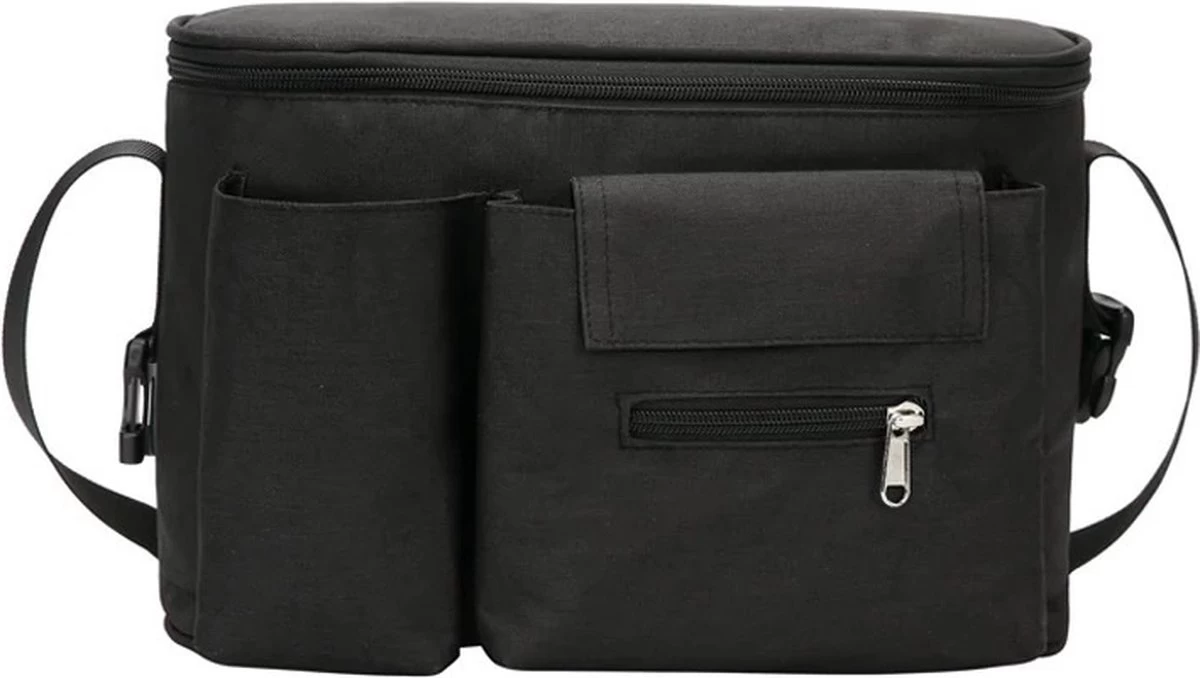 Jinius ® - Kinderwagen Organizer - Buggy Organizer - Luiertas - Kinderwagen Opbergtas - Zwart 3 Jinius ® - Kinderwagen Organizer - Buggy Organizer - Luiertas - Kinderwagen Opbergtas - Zwart