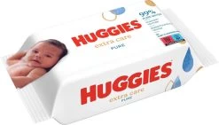 Huggies Billendoekjes - Pure Extra Care - 8 X 56 Stuks - 448 Doekjes - Voordeelverpakking -Babyproducten 1200x685 5
