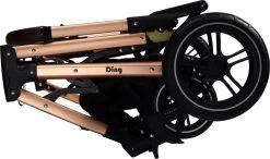 Ding Juna Kinderwagen 3 In 1 - Beige/Rose - Combi Kinderwagen Incl. Autostoel -Babyproducten 1200x709 4