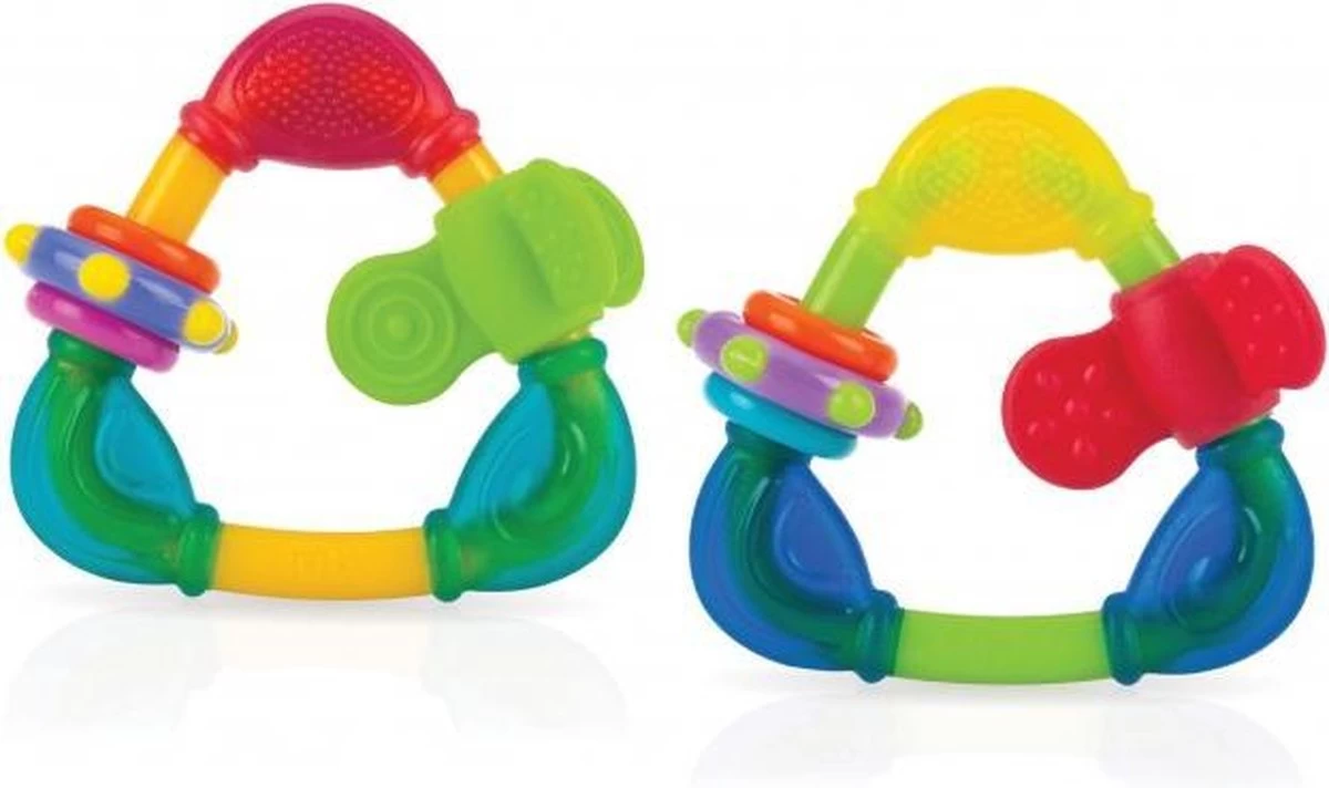 Nuby - Bijtspeelgoed - Bijtdriehoek - 3m+ 7 Nuby - Bijtspeelgoed - Bijtdriehoek - 3m+ - Afbeelding 5