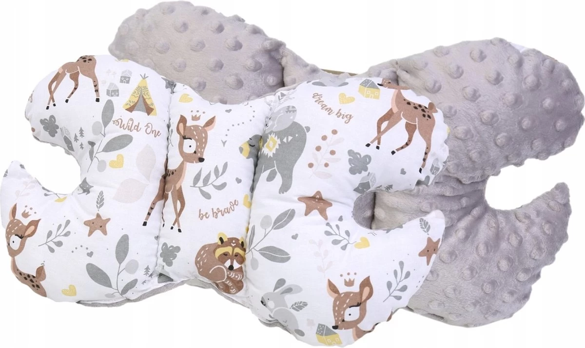 Babynestje Set Pasgeborenen - Knuffelnest Baby Nestje Bed Set 7-delig - Baby Cocon- Herten Vrienden- ÖKO-TEX Normen 4 Babynestje Set Pasgeborenen - Knuffelnest Baby Nestje Bed Set 7-delig - Baby Cocon- Herten Vrienden- ÖKO-TEX Normen - Afbeelding 2