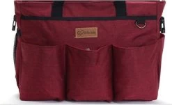 Merkloos Decopatent® Luiertas Schoudertas - Baby Verzorgingstas - Incl Verschoningsmatje & Flessenhouder - Vakken - Jongens/Meisjes - Grijs -Babyproducten 1200x732