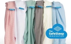 AeroSleep® Hoeslaken - Wieg - 83 X 50 Cm - Wit -Babyproducten 1200x739 5