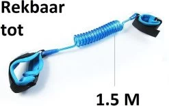 Merkloos Handig Polsbandje Voor Kinderen - Veilig Polstuigje - Pols Armband Kind / Kids - Looplijn Baby / Peuter - Loopdraad - Harnas - Universeel Kinder Tuigje -Babyproducten 1200x753 2