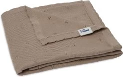 Jollein Baby Deken Wieg 75x100cm Pointelle - Biscuit -Babyproducten 1200x757 3