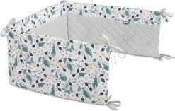Sensillo Baby Bedbumper - Bedomrander - Anti Stootrand Ledikant - Bed Zijbeschermers - 180x30cm - Grijs Diertjes -Babyproducten 1200x765 8