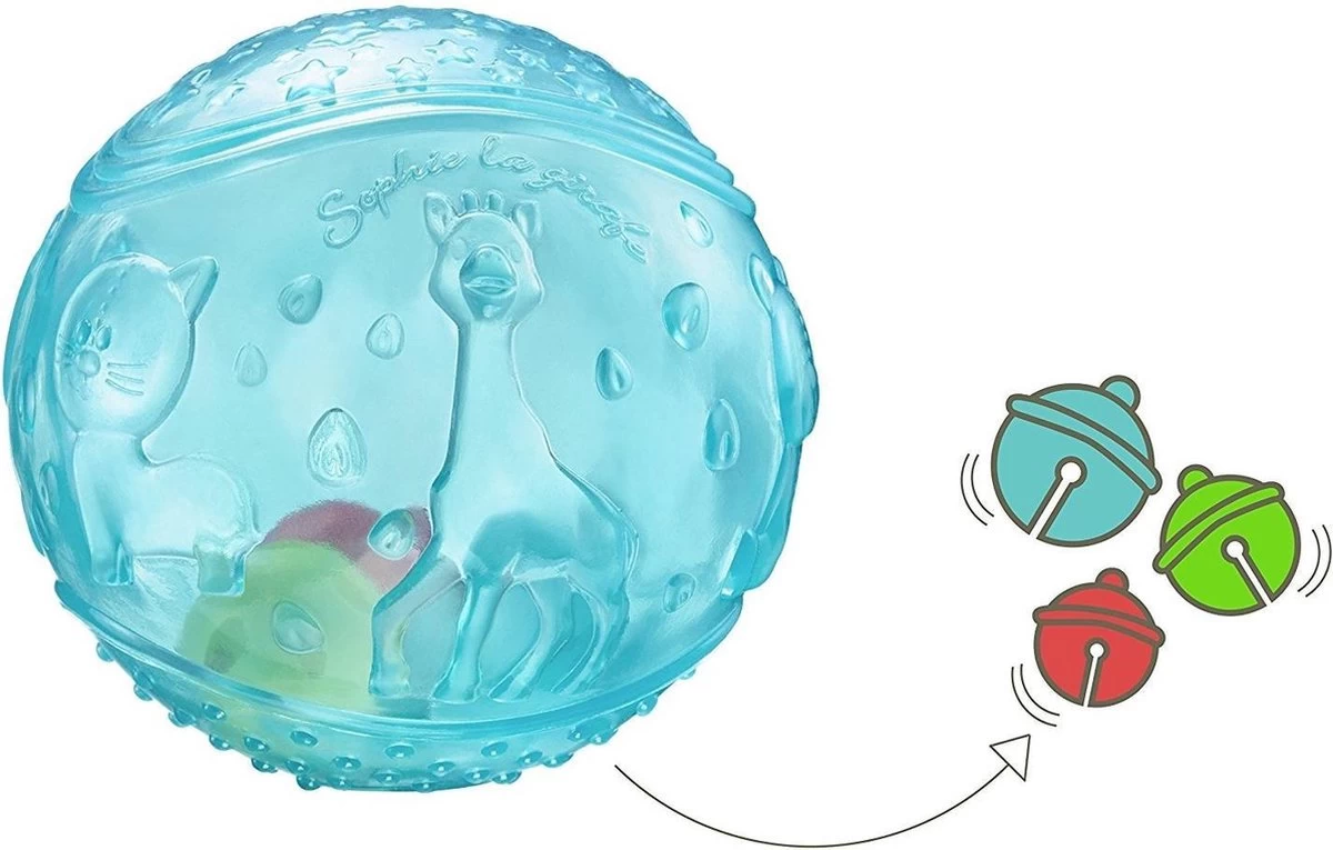 Sophie De Giraf - Speelbal - Sensory Ball 5 Sophie De Giraf - Speelbal - Sensory Ball - Afbeelding 3