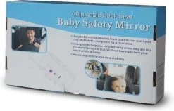 Merkloos Achterbank Spiegel Voor Baby & Kind - Auto Accessoires - Shatterproof - Zwarte A3 Verstelbare Monitor -Babyproducten 1200x766