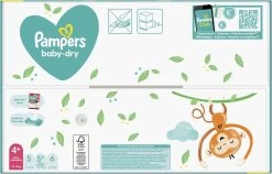 Pampers® Pampers - Baby Dry - Maat 4+ - Mega Pack - 100 Luiers -Babyproducten 1200x768 6