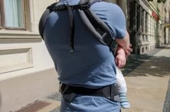 Praktische Draagzak Baby - Donkergrijs - Babydrager - Buikdrager En Rugdrager - Opbergtas Inbegrepen -Babyproducten 1200x794 4