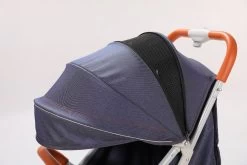 WOOSH New Buggy - Sand / Black - One Hand Folding - 3 Slaapstanden - Wandelwagen Tot 25 Kg - Regenhoes - Bekerhouder - Muggennet -Babyproducten 1200x800 125