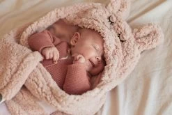 Jollein Wikkeldeken Bunny 100x105cm - Pale Pink -Babyproducten 1200x800 511