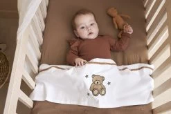 Meyco Teddy Bear Ledikant Laken - Toffee - 100x150cm -Babyproducten 1200x800 546