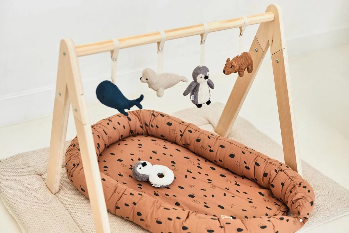 Jollein Babynest Spot 90x52cm - Caramel 6 Jollein Babynest Spot 90x52cm - Caramel - Afbeelding 4