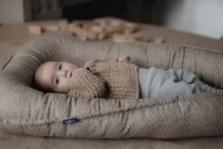 Zaffiro Leaves Babynestje - Beige - Hoes Van 100% Katoen -Babyproducten 1200x800 615