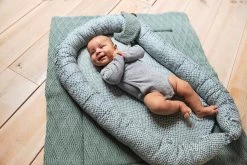 Jollein Babynest Snake 90x52cm - Ash Green -Babyproducten 1200x800 633