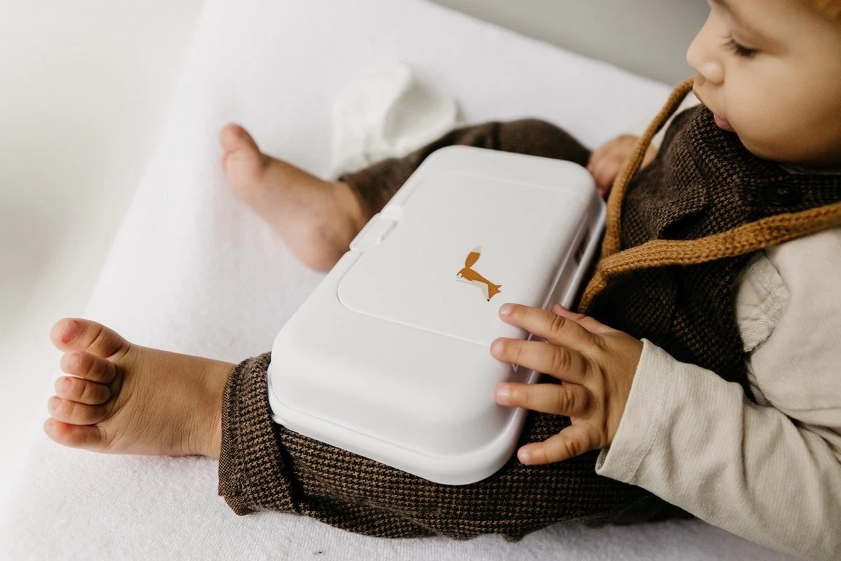 Funkybox - Billendoekjes Doosje - To Go - Grey - Little Stars 9 Funkybox - Billendoekjes Doosje - To Go - Grey - Little Stars - Afbeelding 7