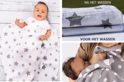 Hydrofiele Luiers - Hydrofiele Doeken - 70 X 80 Cm - 10 Pack – Grijs – Sterren - EU Gefabriceerd – FENSILO Hydrofiele Doeken -Babyproducten 1200x800 707